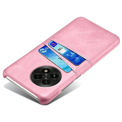 For OnePlus 13 Case Dual Card Slots PU Leather + Hard PC Phone Cover