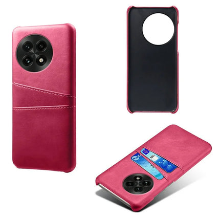 For OnePlus 13 Case Dual Card Slots PU Leather + Hard PC Phone Cover