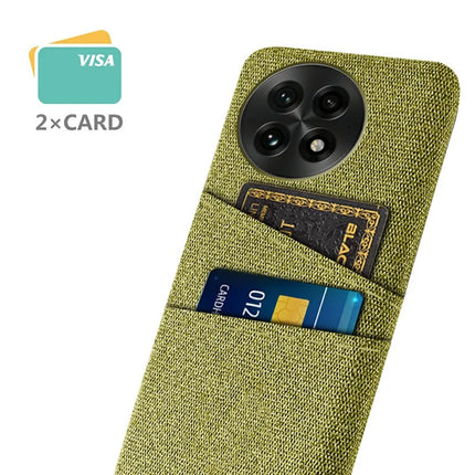 For OnePlus 13 Case Cloth + Hard PC Phone Cover with Dual Card Slots