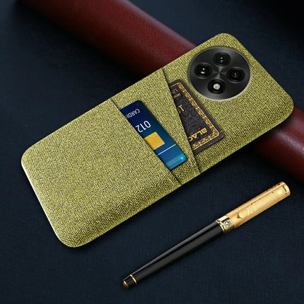 For OnePlus 13 Case Cloth + Hard PC Phone Cover with Dual Card Slots