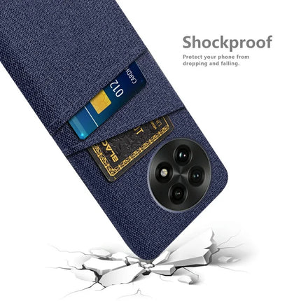 For OnePlus 13 Case Cloth + Hard PC Phone Cover with Dual Card Slots
