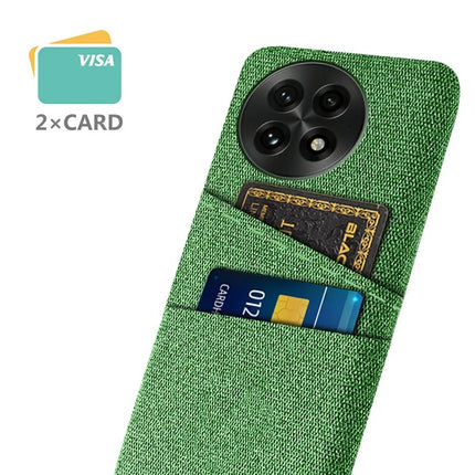 For OnePlus 13 Case Cloth + Hard PC Phone Cover with Dual Card Slots