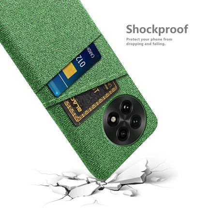 For OnePlus 13 Case Cloth + Hard PC Phone Cover with Dual Card Slots