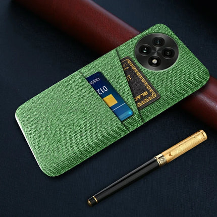 For OnePlus 13 Case Cloth + Hard PC Phone Cover with Dual Card Slots