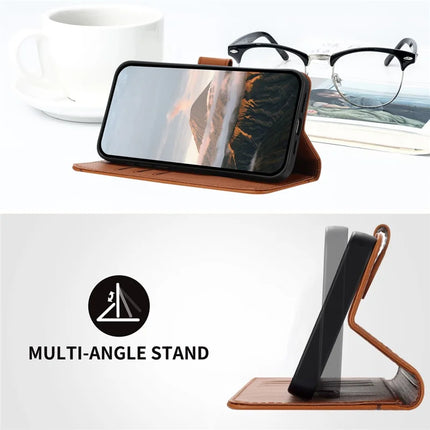 For Motorola Edge (2024) 5G Case Triangle Imprint Leather Phone Cover with Lanyard