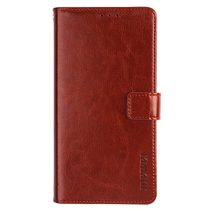 IDEWEI For Samsung Galaxy A06 Stand Case Crazy Horse Texture Leather Phone Cover