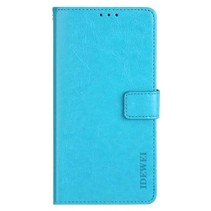 IDEWEI For Samsung Galaxy A06 Stand Case Crazy Horse Texture Leather Phone Cover