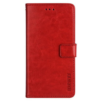 IDEWEI For Samsung Galaxy A06 Stand Case Crazy Horse Texture Leather Phone Cover