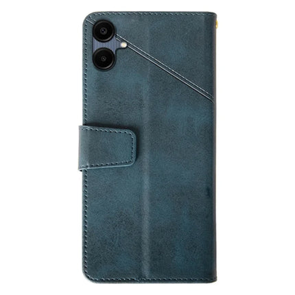 IDEWEI For Samsung Galaxy A06 Case Leather Wallet Phone Cover Stand Calf Texture