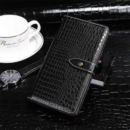 IDEWEI For HMD Fusion 5G Case Crocodile Texture PU Leather Flip Phone Cover