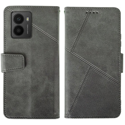 IDEWEI For HMD Fusion 5G Case Leather Wallet Phone Cover Stand Calf Texture - Grey