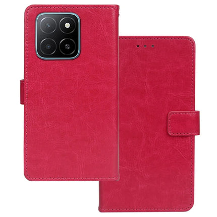 IDEWEI For Honor X5b Case Card Slots Holder Leather Phone Cover Crazy Horse Texture - Rose