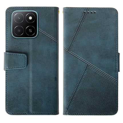IDEWEI For Honor X5b Case Leather Wallet Phone Cover Stand Calf Texture - Blue