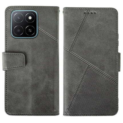 IDEWEI For Honor X5b Case Leather Wallet Phone Cover Stand Calf Texture - Grey