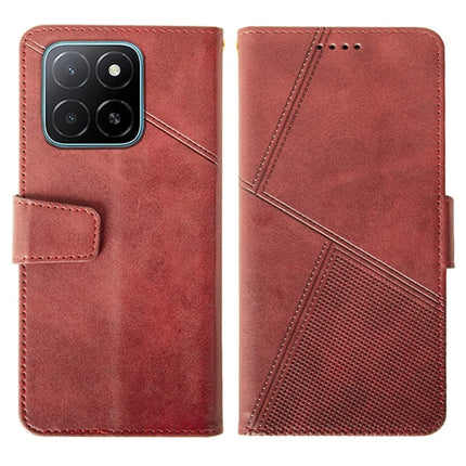 IDEWEI For Honor X5b Case Leather Wallet Phone Cover Stand Calf Texture - Red
