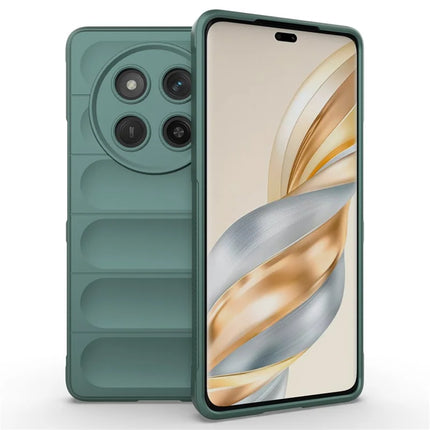 For Honor X60 Pro 5G Case Anti-Drop Soft TPU Rugged Phone Back Cover - Green