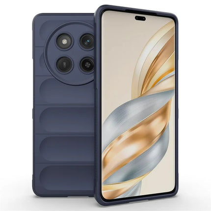 For Honor X60 Pro 5G Case Anti-Drop Soft TPU Rugged Phone Back Cover - Dark Blue