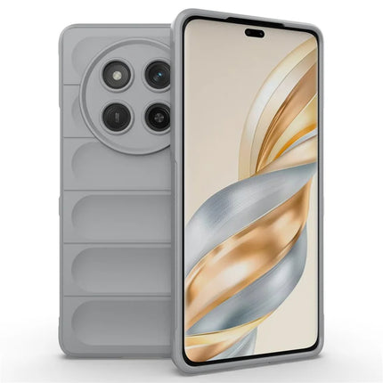 For Honor X60 Pro 5G Case Anti-Drop Soft TPU Rugged Phone Back Cover - Light Grey