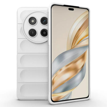 For Honor X60 Pro 5G Case Anti-Drop Soft TPU Rugged Phone Back Cover - White
