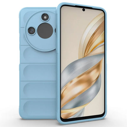 For Honor X60 5G Case Anti-Drop Soft TPU Rugged Phone Back Cover - Baby Blue