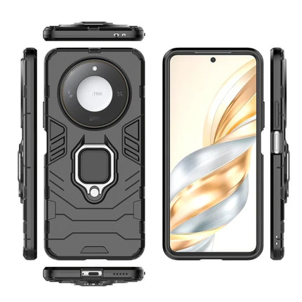 For Honor X60 5G Case Ring Kickstand PC+TPU Protective Phone Cover