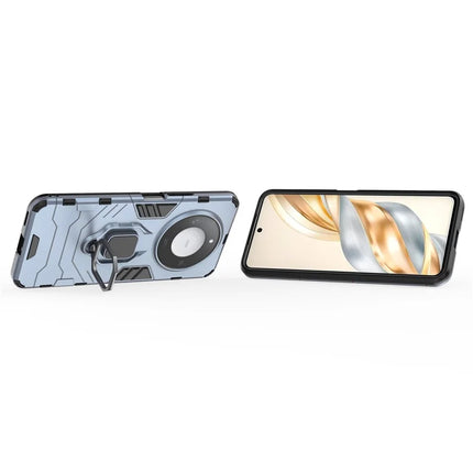 For Honor X60 5G Case Ring Kickstand PC+TPU Protective Phone Cover