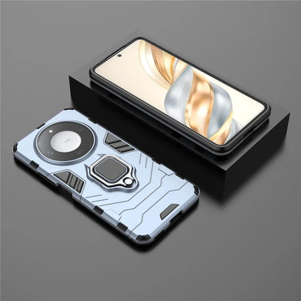 For Honor X60 5G Case Ring Kickstand PC+TPU Protective Phone Cover