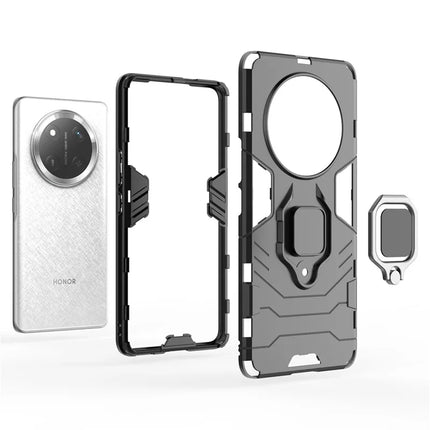 For Honor X60 Pro 5G Case Ring Kickstand PC+TPU Protective Phone Cover