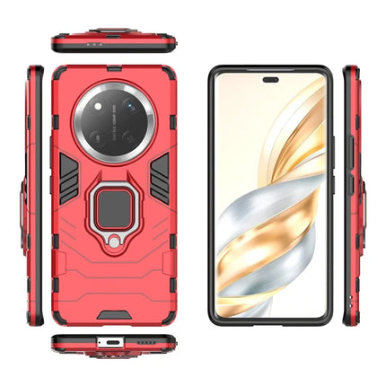 For Honor X60 Pro 5G Case Ring Kickstand PC+TPU Protective Phone Cover
