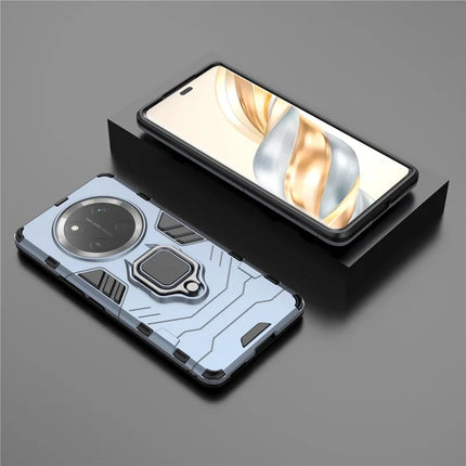 For Honor X60 Pro 5G Case Ring Kickstand PC+TPU Protective Phone Cover