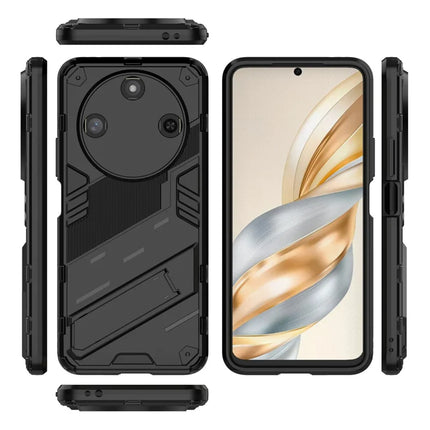 For Honor X60 5G Case PC+TPU Shockproof Phone Cover with Kickstand