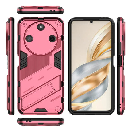For Honor X60 5G Case PC+TPU Shockproof Phone Cover with Kickstand