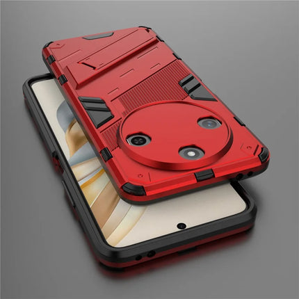 For Honor X60 5G Case PC+TPU Shockproof Phone Cover with Kickstand