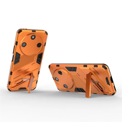 For Honor X60 5G Case PC+TPU Shockproof Phone Cover with Kickstand