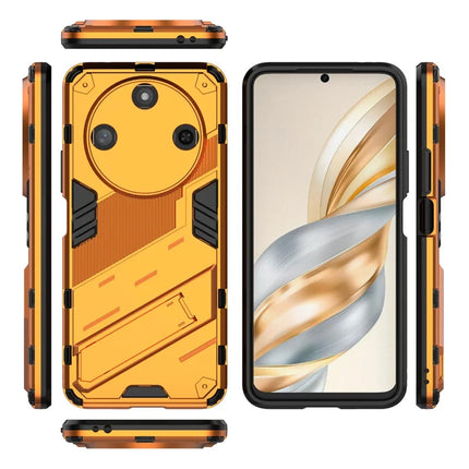 For Honor X60 5G Case PC+TPU Shockproof Phone Cover with Kickstand
