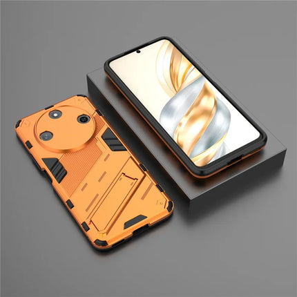 For Honor X60 5G Case PC+TPU Shockproof Phone Cover with Kickstand