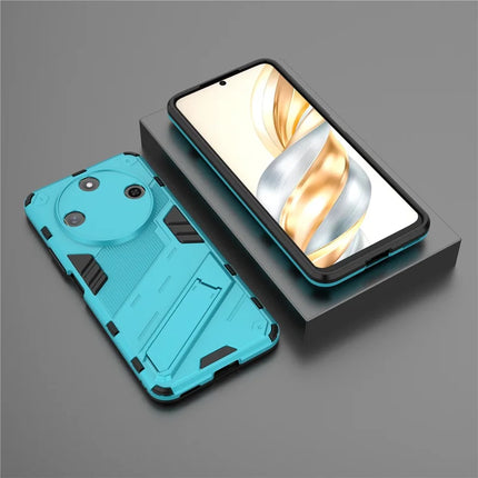 For Honor X60 5G Case PC+TPU Shockproof Phone Cover with Kickstand