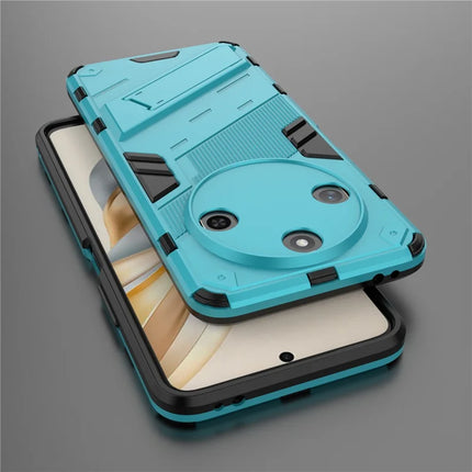 For Honor X60 5G Case PC+TPU Shockproof Phone Cover with Kickstand