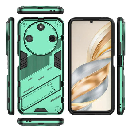 For Honor X60 5G Case PC+TPU Shockproof Phone Cover with Kickstand