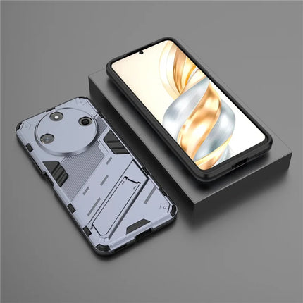For Honor X60 5G Case PC+TPU Shockproof Phone Cover with Kickstand