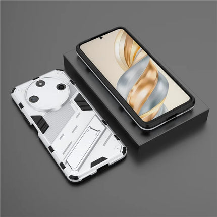 For Honor X60 5G Case PC+TPU Shockproof Phone Cover with Kickstand