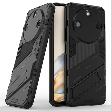 For Honor X60 Pro 5G Case PC+TPU Shockproof Phone Cover with Kickstand