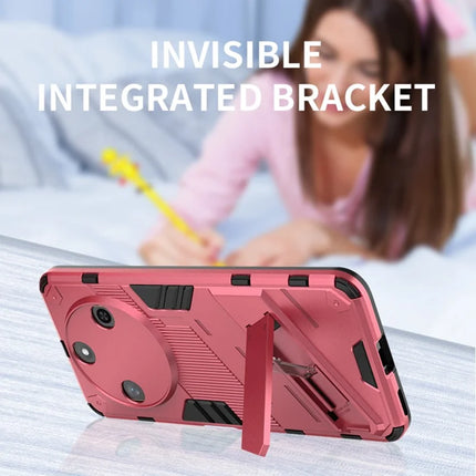 For Honor X60 Pro 5G Case PC+TPU Shockproof Phone Cover with Kickstand