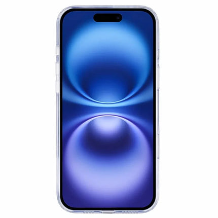 For iPhone 16 Plus Clear Case Magnetic Kickstand PC+TPU Phone Cover with Camera Control Button