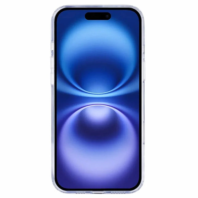 For iPhone 16 Plus Clear Case Magnetic Kickstand PC+TPU Phone Cover with Camera Control Button