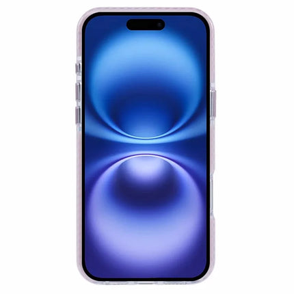 For iPhone 16 Plus Clear Case TPU+PC Shockproof Phone Back Cover