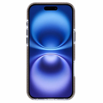 For iPhone 16 Plus Clear Case TPU+PC Shockproof Phone Back Cover