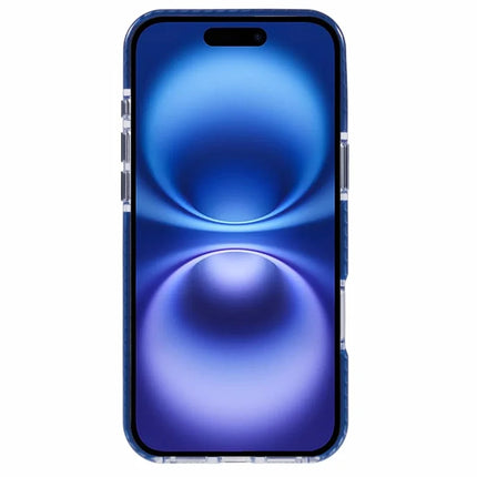 For iPhone 16 Plus Clear Case TPU+PC Shockproof Phone Back Cover