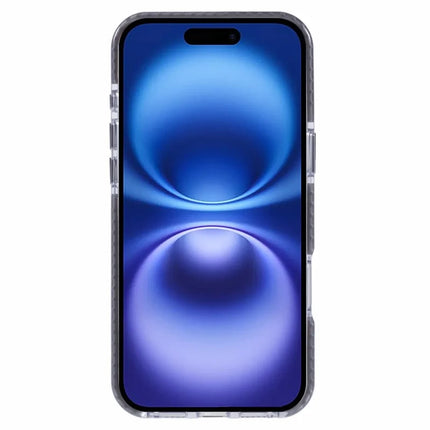 For iPhone 16 Plus Clear Case TPU+PC Shockproof Phone Back Cover