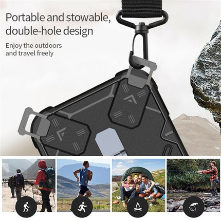 For iPhone 15 Pro Max Case Compatible with MagSafe PC+TPU Kickstand Phone Cover with Lanyard
